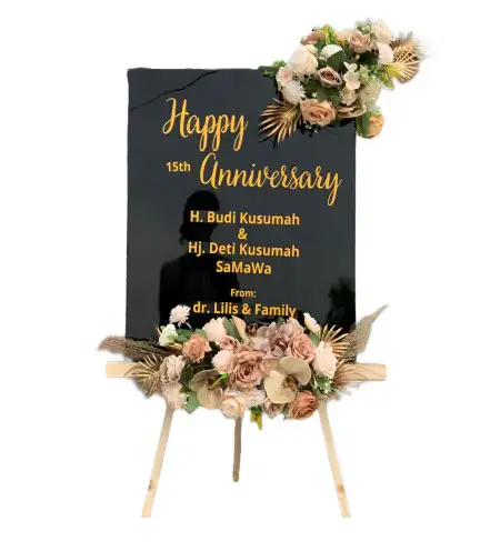 Papan Bunga Akrilik Lebeteng